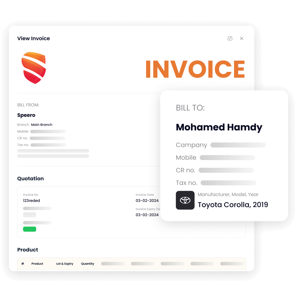 Sales Tracking & Invoicing